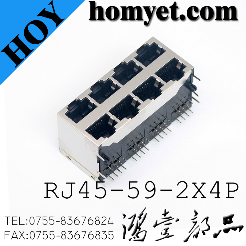 RJ45-59-2X4P