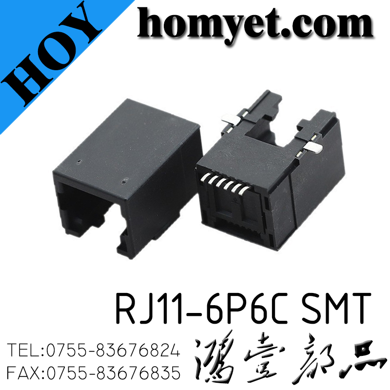 RJ11-6P6C-SMT